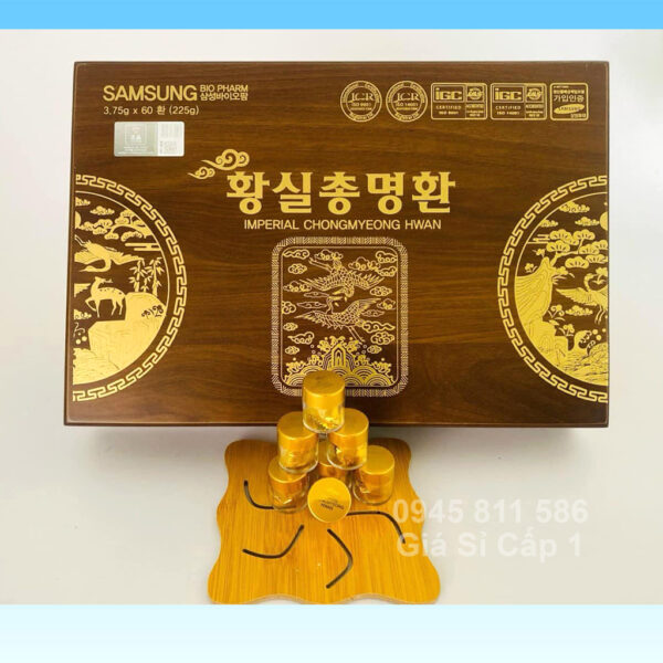 An Cung Imperial Chongmyeong Hwan Hoạt Huyết Hoàng Gia 60 viên x 3,75g Hàn Quốc 10