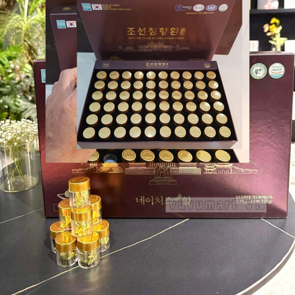 An Cung Ngưu Trầm Hương Chính Phủ Joseon Chim Hyang Hwan Gold 11