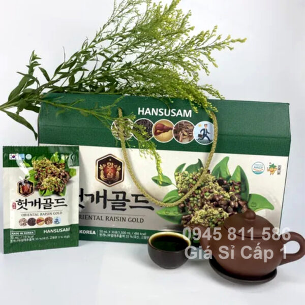 Nước Uống Hỗ Trợ Bổ Gan - Giải Rượu Hansusam Hàn Quốc - Ích Thận 3