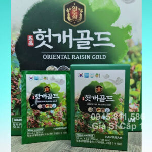 Nước Bổ Gan dành cho người tiểu đường Hansusam Oriental Raisin Gold Hàn Quốc - Ích Thận 9