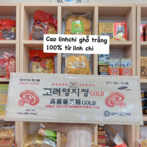 Cao linh chi GOLD Korean Youngji hộp gỗ đen Hàn Quốc