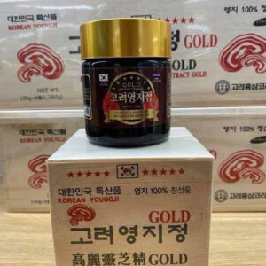 Cao linh chi GOLD Korean Youngji hộp gỗ đen Hàn Quốc