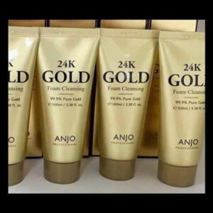 Sữa rửa mặt Anjo 24k Gold 100 ml Hàn Quốc - Chứa 99,9% vàng nguyên chất