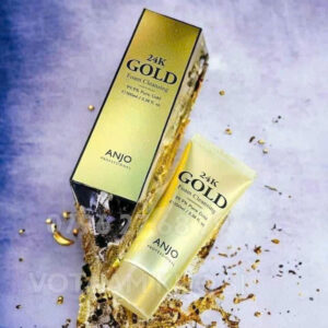 Sữa rửa mặt Anjo 24k Gold 100 ml Hàn Quốc - Chứa 99,9% vàng nguyên chất