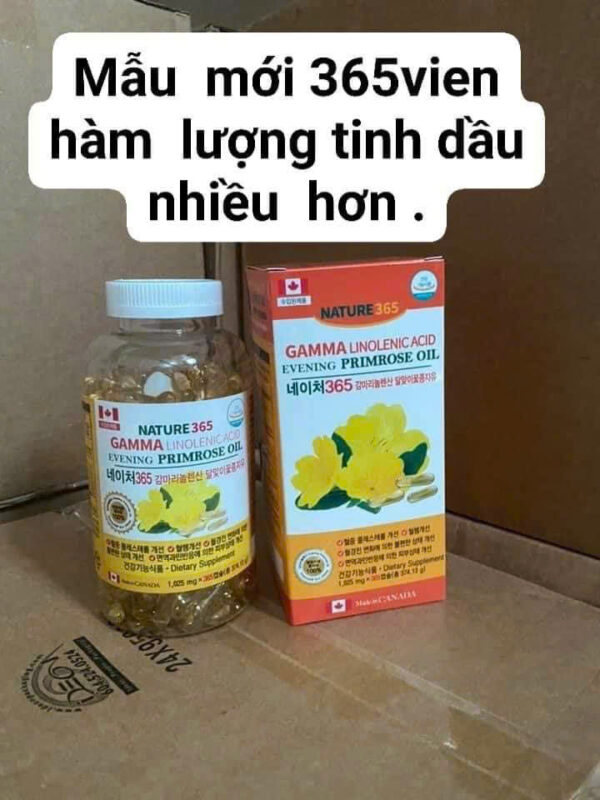 Tinh dầu hoa anh thảo Hàn Quốc, hộp 365 viên - Sức Khỏe Sắc Đẹp Gìn Giữ Nét Thanh Xuân