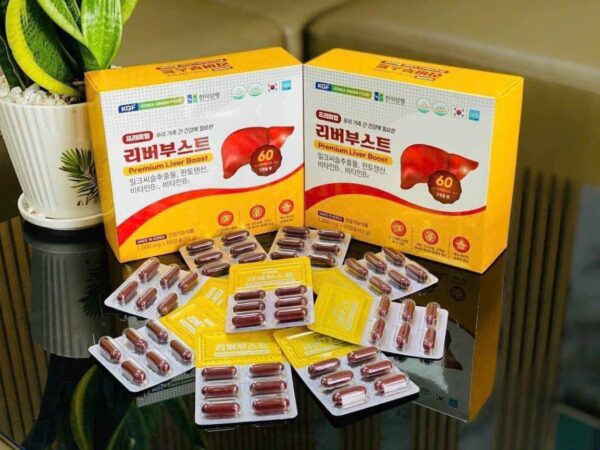 Viên Uống Bổ Gan Thải Độc HANMI Hàn Quốc Hộp 60 Viên (Premium Liver Boost)