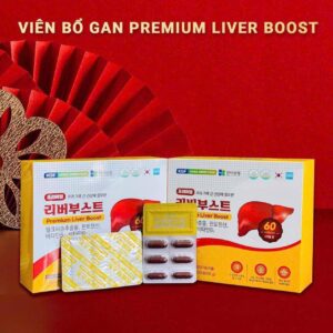 Viên Uống Bổ Gan Thải Độc HANMI Hàn Quốc Hộp 60 Viên (Premium Liver Boost)